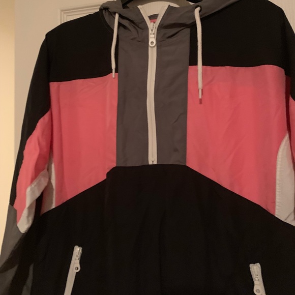 Urban Outfitters Colorblock Windbreaker - Picture 3 of 5